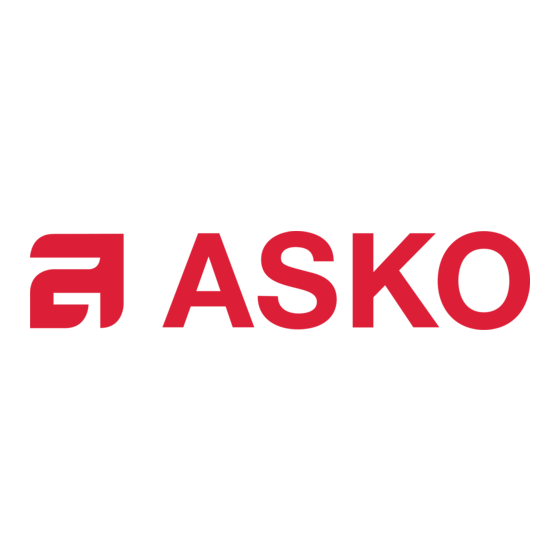 Asko W6441 Skrócona instrukcja obsługi