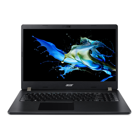 Acer TravelMate P2 Series Manual rápido