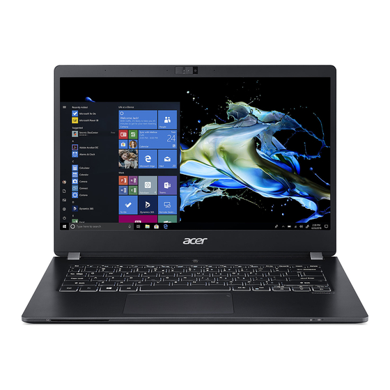 Acer TravelMate P6 Series Podręcznik rozszerzenia cyklu życia