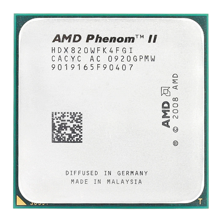 AMD Phenom II Arkusz danych produktu