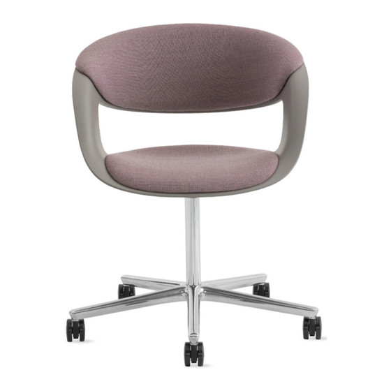 Coalesse Lox 5-Star Base Chair Customer Service Assembly Direction