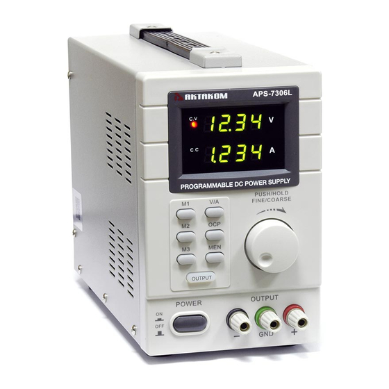 Aktakom APS-7306L Посібник користувача