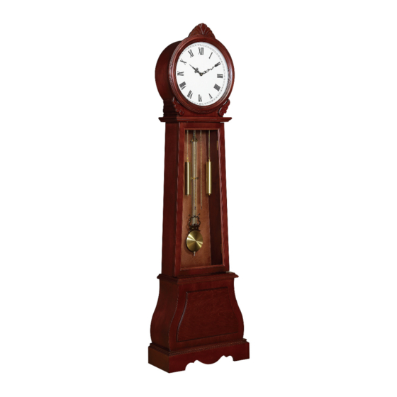 Coaster Grandfather Clock 900723 Montageanleitung Handbuch