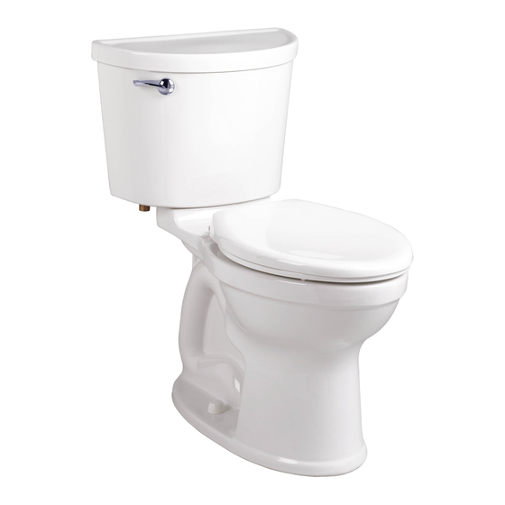 American Standard 211BA Series Right Height Round Front Petunjuk Instalasi