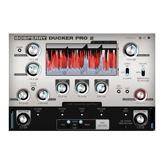 BOBPERRY AUDIO Ducker Pro 2 Manuel