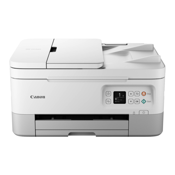 Canon TR7000 Series 시작하기