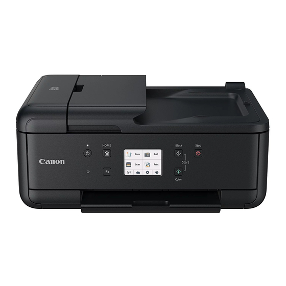 Canon TR7500 Series Pour commencer