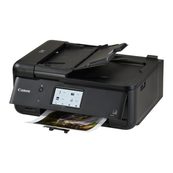 Canon TR8600 Series Pour commencer