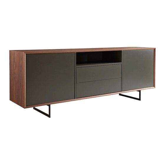 Euro Style Anderson Sideboard Manual Petunjuk Perakitan