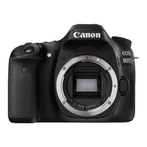 Canon 80D Experience Manual
