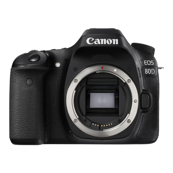 Canon 80D Experience Manuale