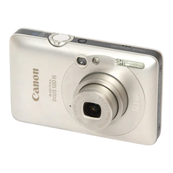 Canon Digital IXUS 100 IS Handbuch 