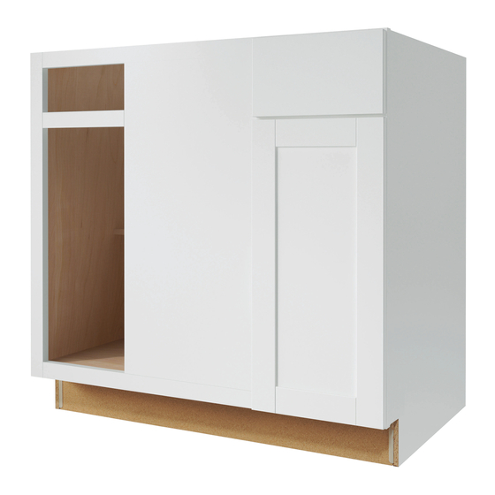 Euro-Rite Cabinets Blind Base Corner Panel Instruções de montagem