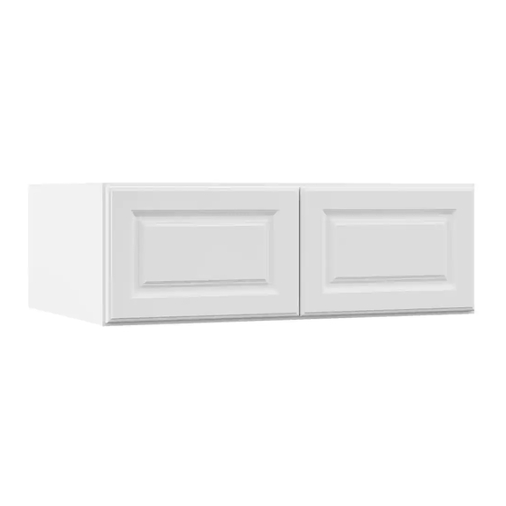 Euro-Rite Cabinets Deep Appliance Cabinet 조립 지침