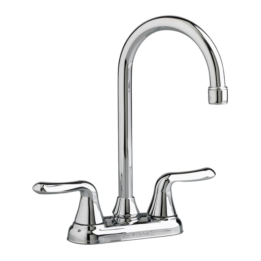 American Standard Centerset Laundry Sink Faucet 2475.540 Lista de peças