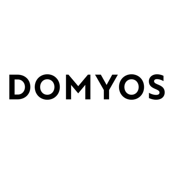 Domyos VE 490 Operating Instructions Manual