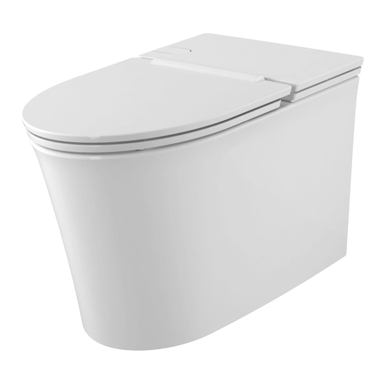 American Standard Low Profile Studio S Toilet Elongated Right Height with Seat 2548A Instrucciones de instalación Cuidado y mantenimiento