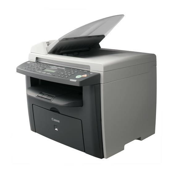 Canon 2711B054AA - imageCLASS D480 Laser All-in-One Printer Gebruikershandleiding