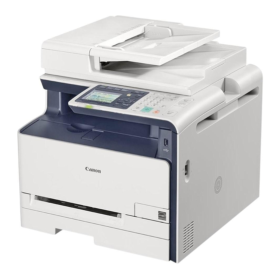 Canon Color imageCLASS MF8280Cw Manuale introduttivo