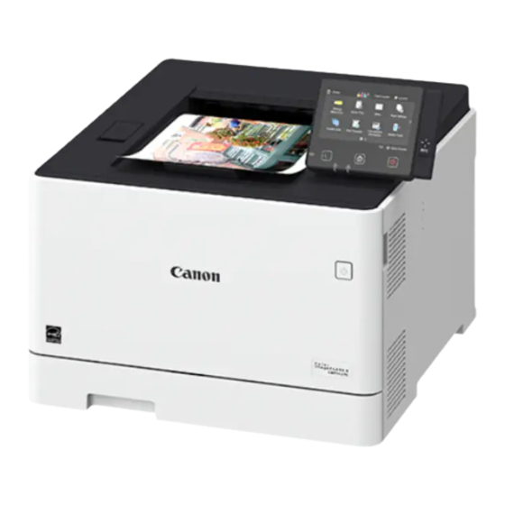 Canon Color imageCLASS X LBP1127C Memulai