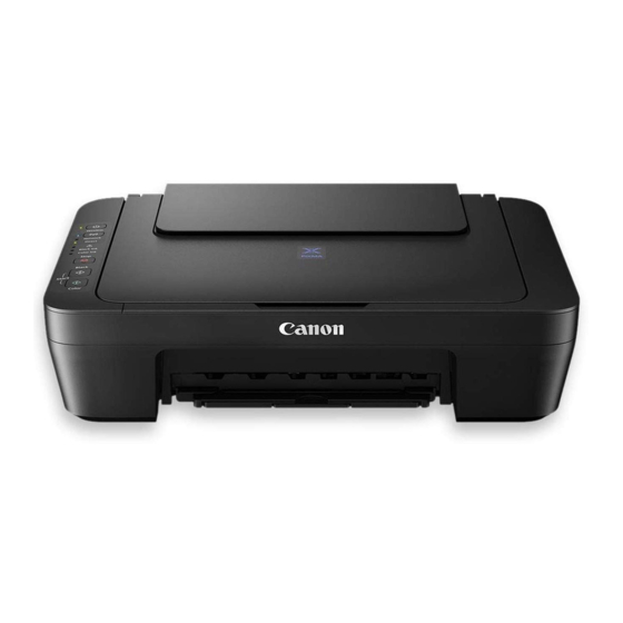 Canon E470 Series Come iniziare