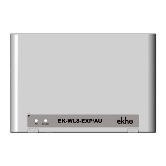 EKHO EK-WL8-EXP Manual de início rápido