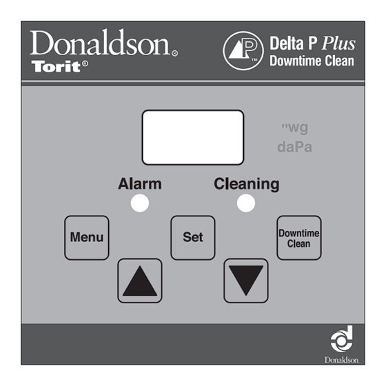 Donaldson Torit Delta P Plus 設置および操作マニュアル