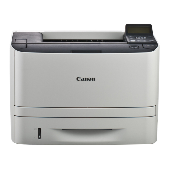 Canon i-SENSYS LBP6670dn Podręcznik szybkiej konfiguracji