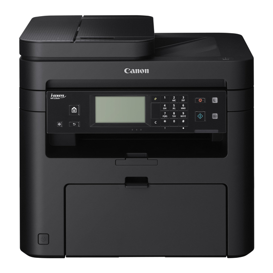 Canon i-SENSYS MF217w Aan de slag