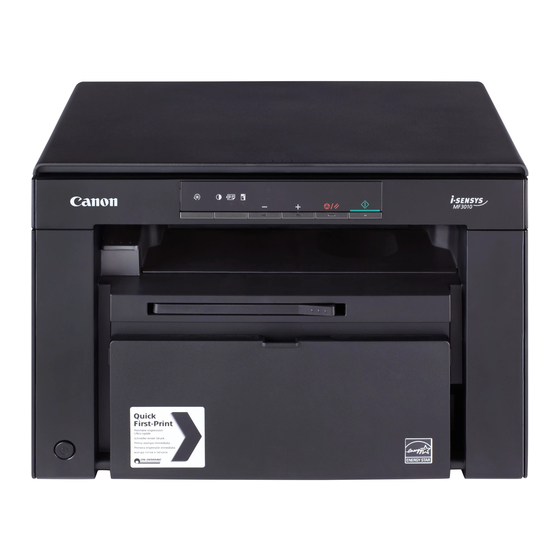 Canon i-SENSYS MF3010 Starter Manual