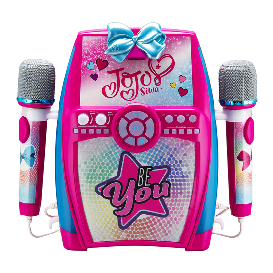 eKids Jojo Siwa JJ-615 Руководство