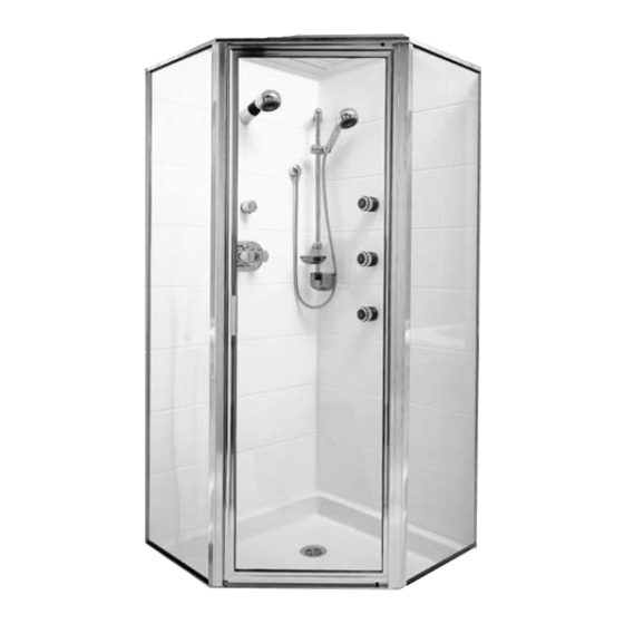 American Standard Neo Angle Shower Door Enclosure 3636.NEOE2 Hoja de especificaciones