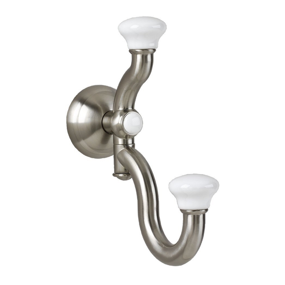 American Standard Robe Hook 6721 Istruzioni per l'installazione