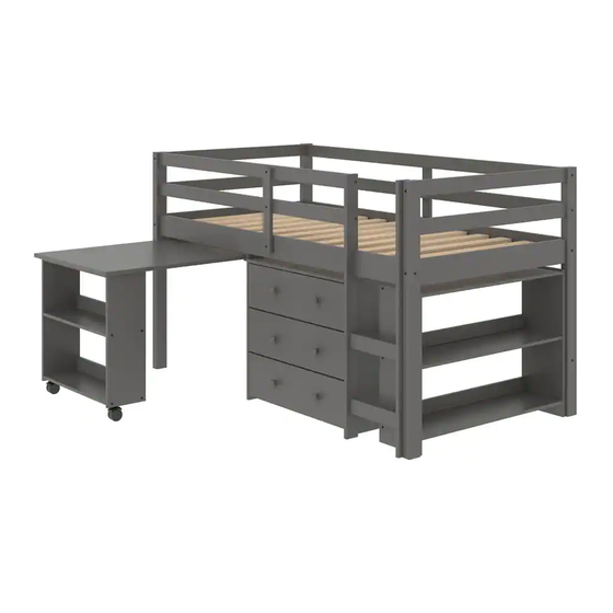 Donco kids 760 LOW LOFT BED Montaj Talimatları Kılavuzu