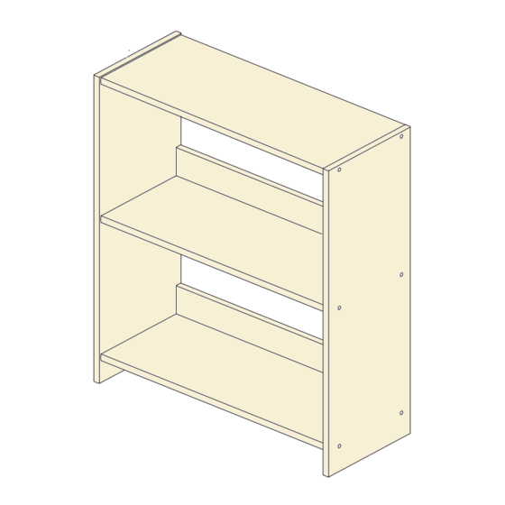 Donco kids BOOKCASE SMALL THE FRONT 0318 Montaj Talimatları