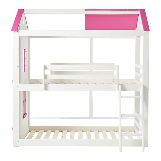 Donco kids TWIN TWIN SWEETHEART BUNK BED 1570TT Assembly Instructions Manual