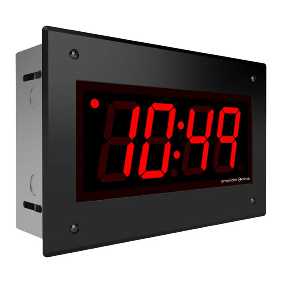 American Time PGE441RFE-W Manuale di installazione rapida