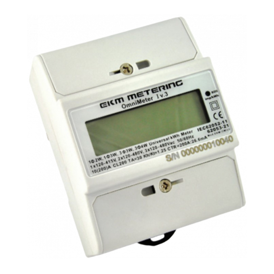 EKM Omnimeter I Installation Instructions