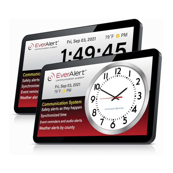 American Time EverAlert Dynamic Display Hızlı Başlangıç Kurulum Kılavuzu