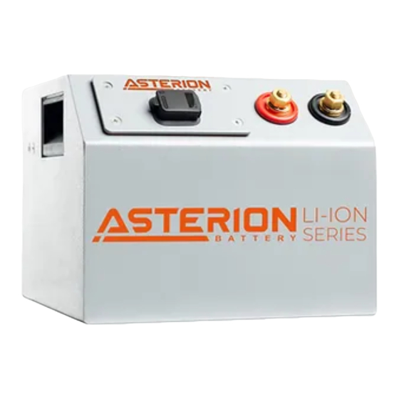 Asterion LI-ION Series Manual do Proprietário