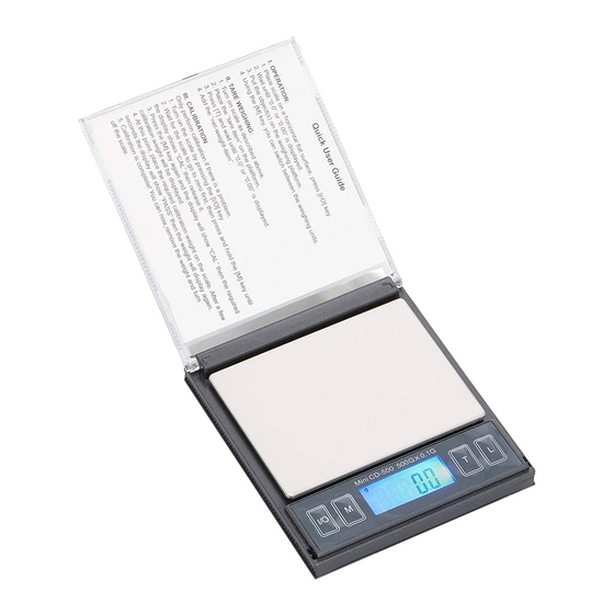 American Weigh CD Series Manuale d'uso