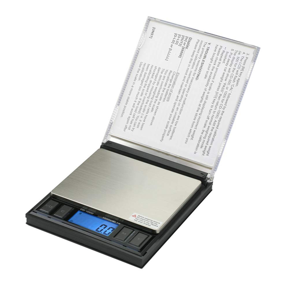 American Weigh CD-1000 Podręcznik użytkownika