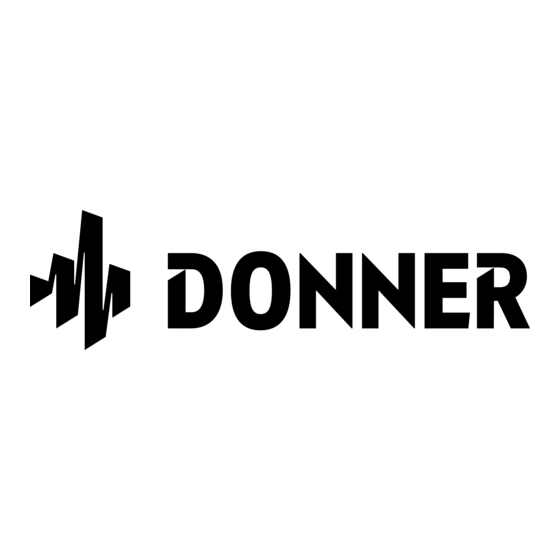 Donner DED-500 사용자 설명서