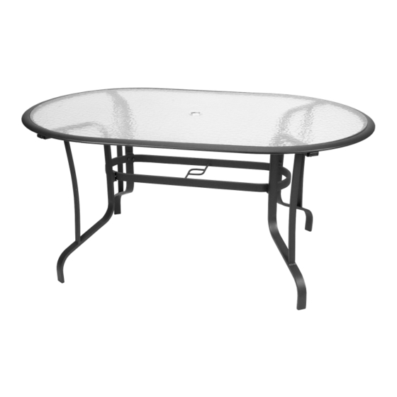 Astonica Travina 60'' Oval Table Manuale di istruzioni