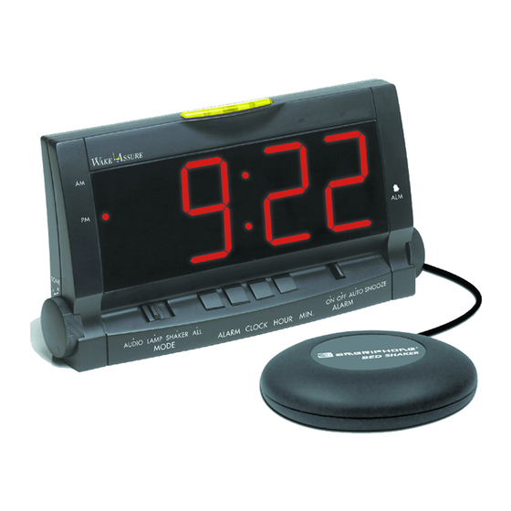 Ameriphone Wake Assure Alarm Clock Broschüre