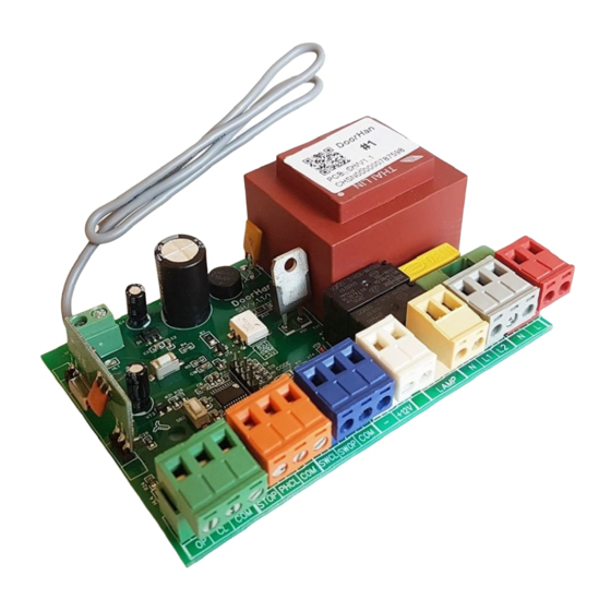 DoorHan PCB-SH Instrukcja programowania