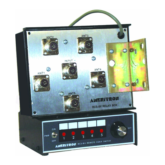 AMERITRON RCS-8V Manual de instruções