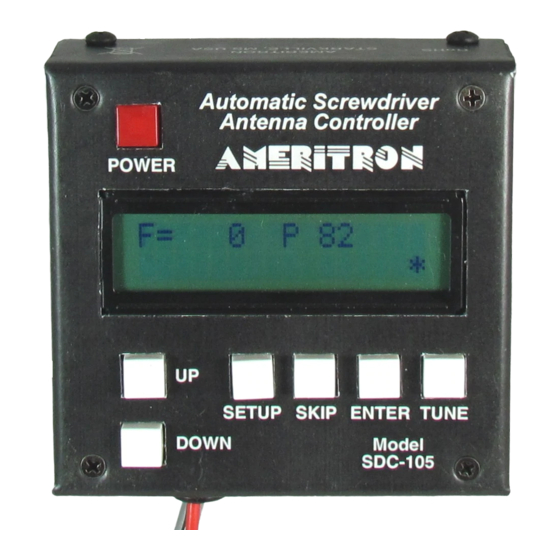 AMERITRON SDC-105 Instruction Manual