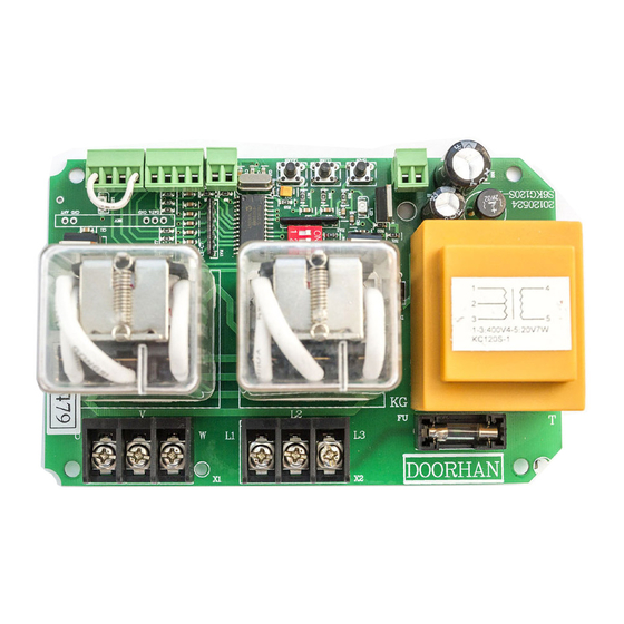 DoorHan PCB-SH380 Programming Instructions Manual