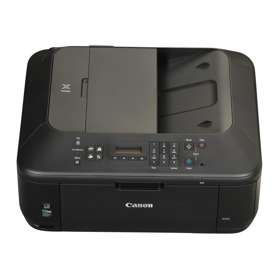 Canon PIXMA MX459 Manual de introducción